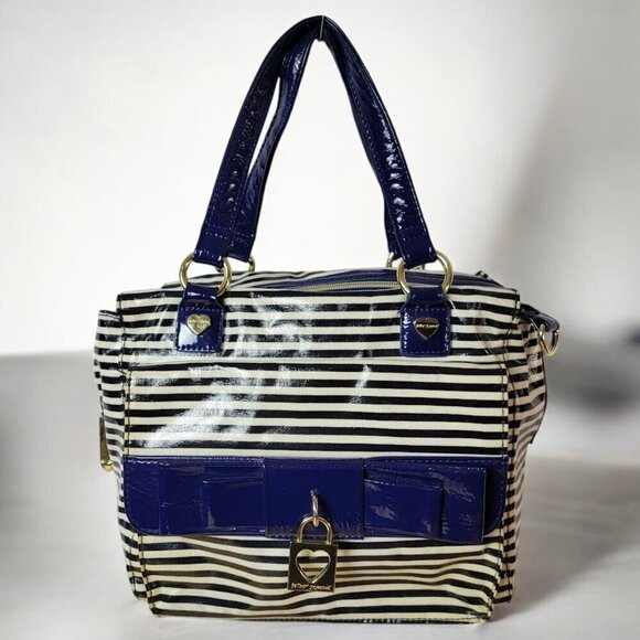 Betsy Johnson early 2000s Satchel hand bag super cute 🩷 - Picture 1 of 14